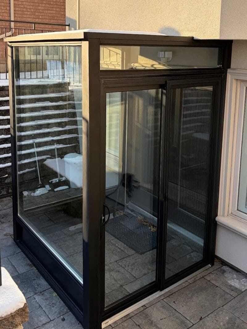 Enclosed basement porch Toronto